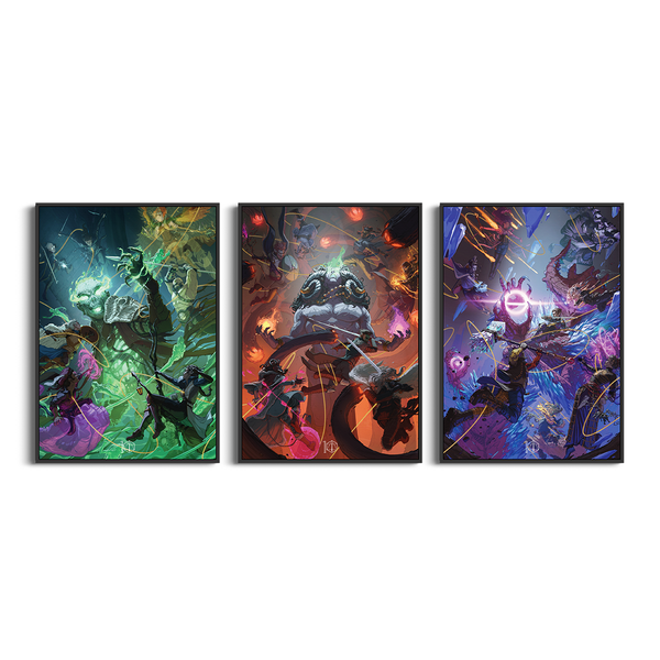 Critical Role 10 Year Anniversary Bells Hells Poster