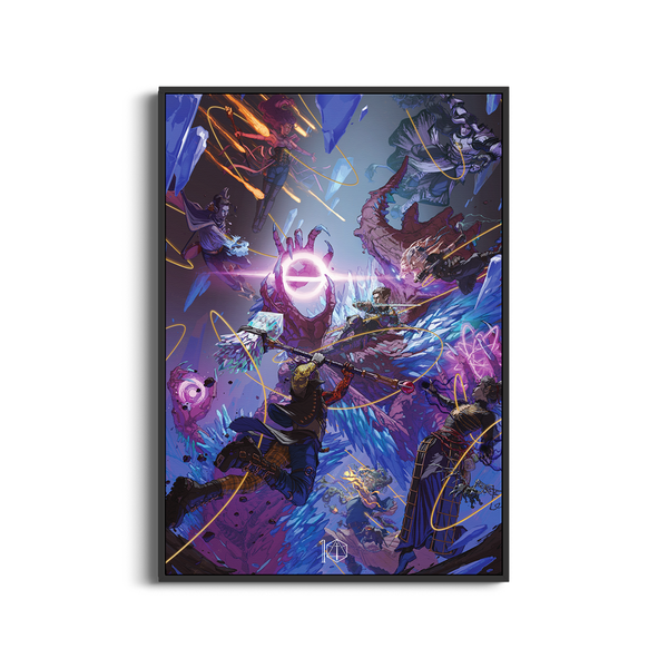 Critical Role 10 Year Anniversary Bells Hells Poster