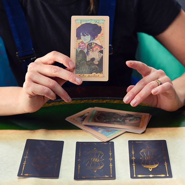 Mollymauk Tealeaf (and Jester Lavorre) Oracle of the Moon Tarot Deck