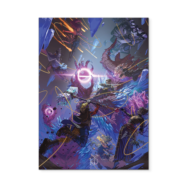 Critical Role 10 Year Anniversary Bells Hells Poster