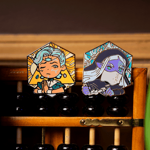 Heroes of Aramán Chibi Pins