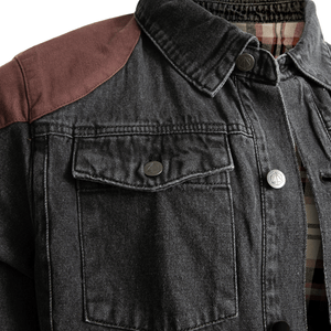 Vox Machina Collection: Grog Strongjaw Flannel Lined Denim Shirt Jacket