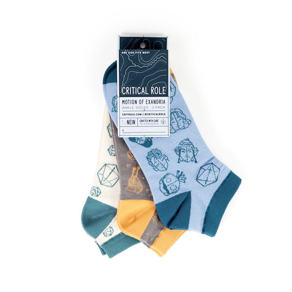 Beauty of Exandria: In Motion - Ankle Socks 3-Pack