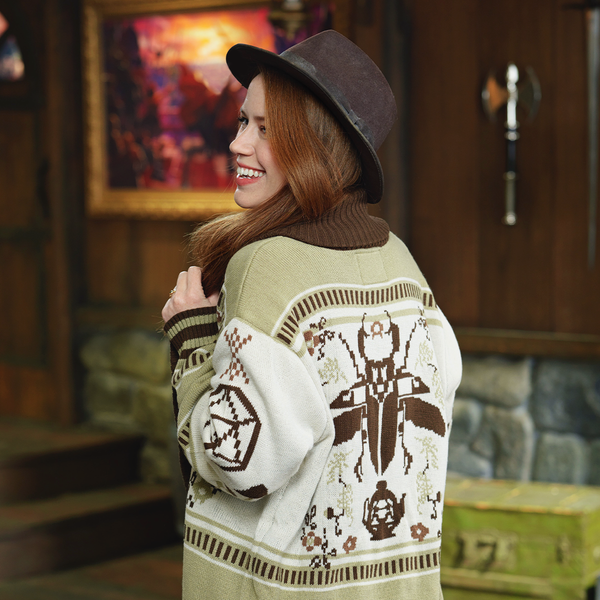Beauty of Exandria: The Wildes - Caduceus Clay Cardigan Sweater